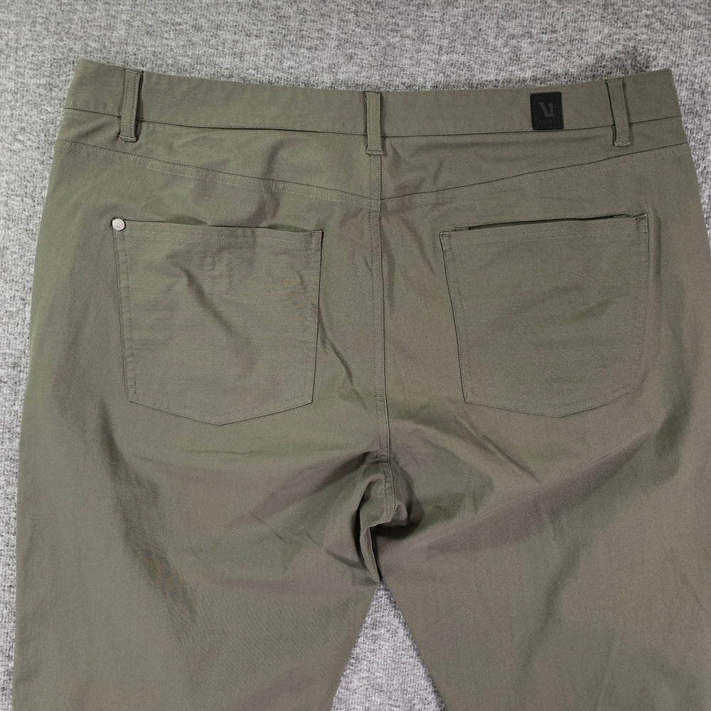 Vuori Meta Pants Men 38x29 Green Chino Trousers Performance Modern - Picture 13 of 14